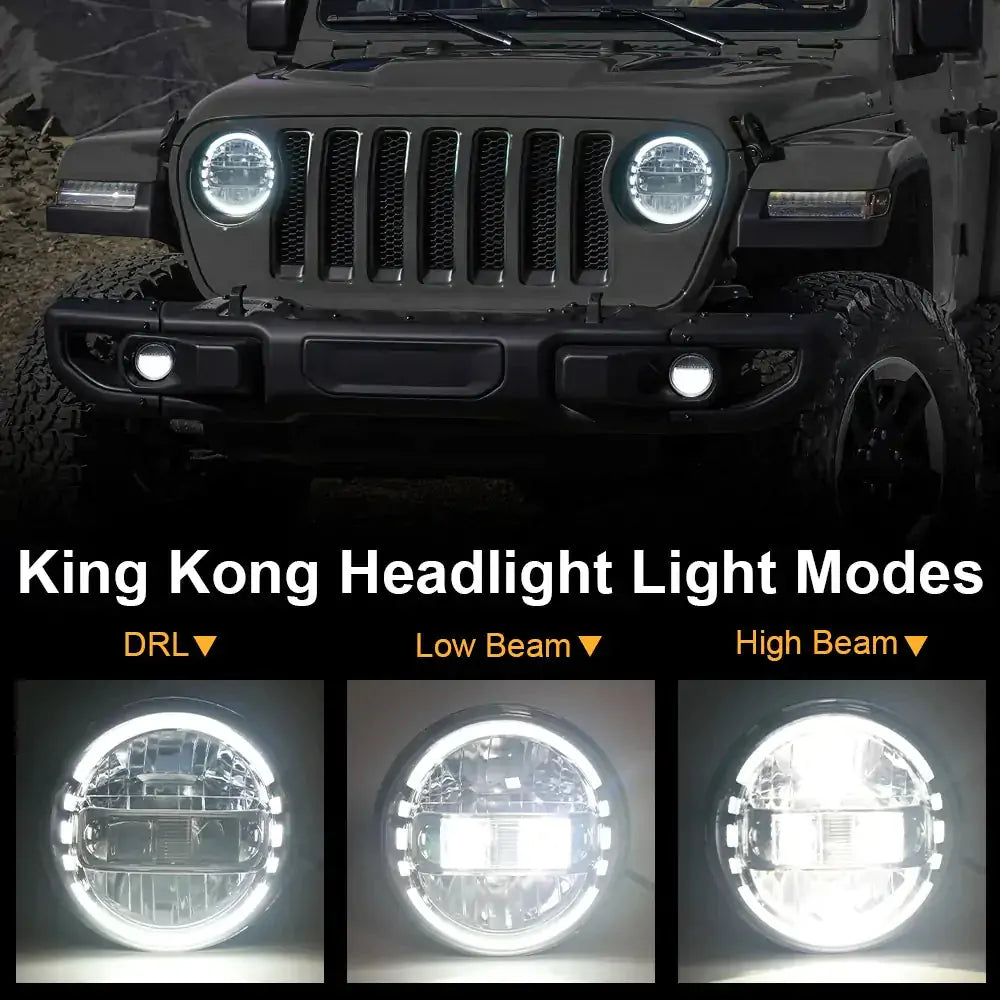 Jeep wrangle jk led headlights
