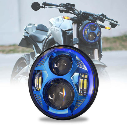 5.75'' 51W High Low Beam Spider Headlight for Harley