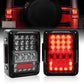 Jeep Wrangler JK 7" Headlights, 4" Fog Lamps, Front Turn Signals & Taillights Kit