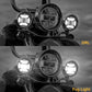 LOYO High Performance 4.5' 30W LED Passing Lamps Fog Lights for Motorcycle