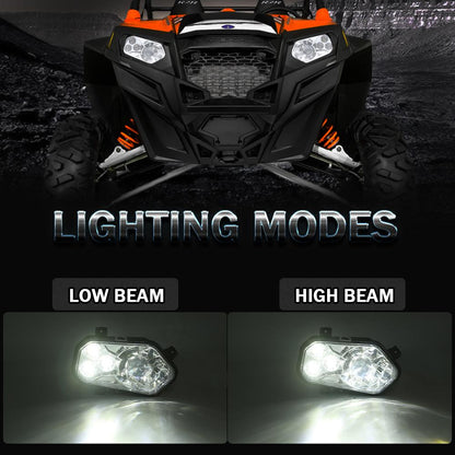 RZR900 LED ATV Headlight freeshipping - loyolight