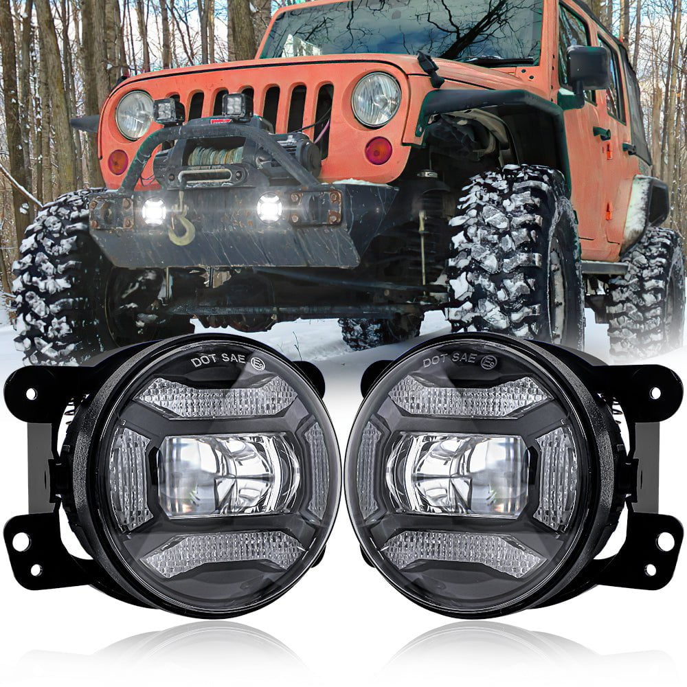 LOYO High Performance 30W LED Fog Lights for Jeep