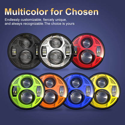 5.75'' 51W High Low Beam Spider Headlight for Harley