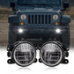 4 Inch Smile Fog Light For Jeep Wrangler JK JL and Glaidator | Pair