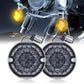 3-1/4" LED SMD 1157 Amber White Turn Signal Light For Harley Davidson