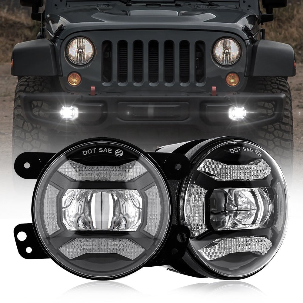 LOYO High Performance 30W LED Fog Lights for Jeep