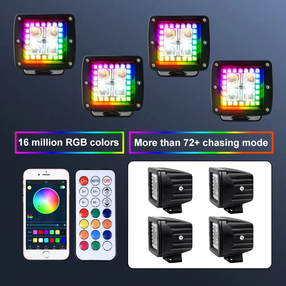 RGB Chasing RGB LED Lights Pod