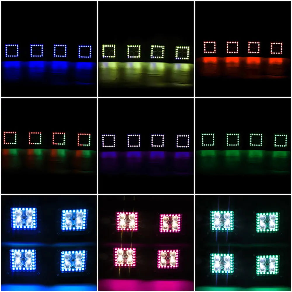 RGB Cube Spod Lights for Offroading