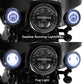 4.5 inch Harley Motorcycle led fog light clock design | Pair - loyolight
