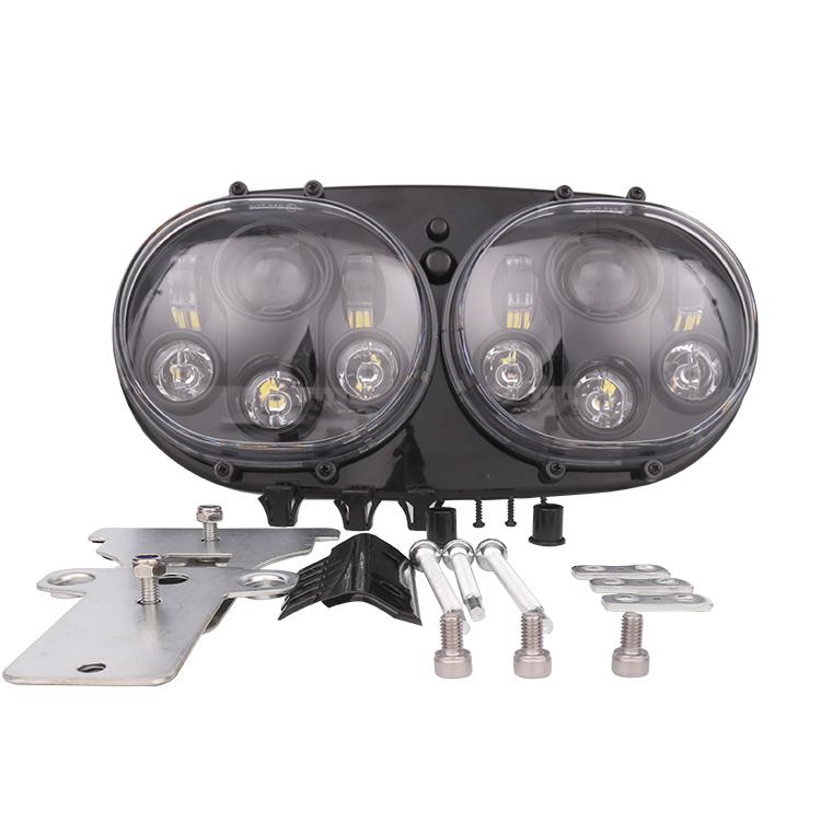 45W LED Double Headlight for Harley freeshipping - loyolight