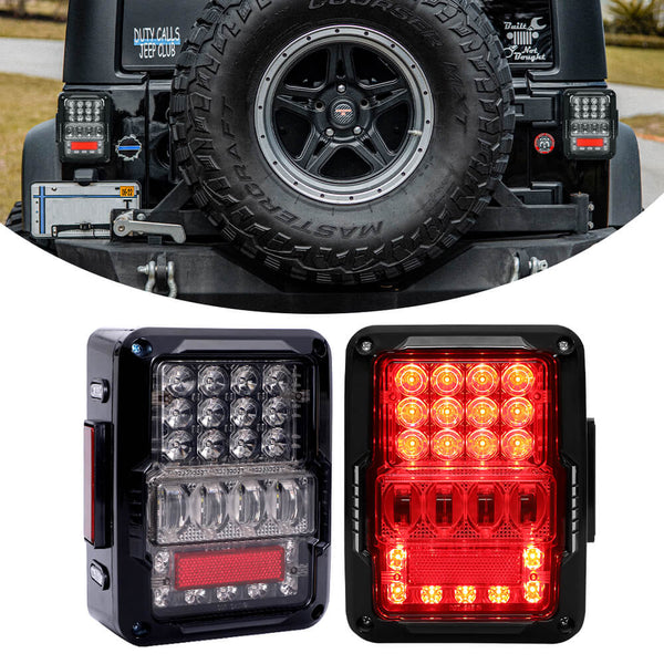 4DSmokedLensLEDTailLightsCompa