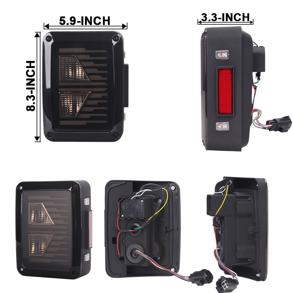 Jeep Wrangler LED  Tail Lights 