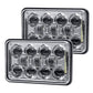 4X6 60W LED Headlight Replacement for Sealed Beam with DRL | Set - loyolight