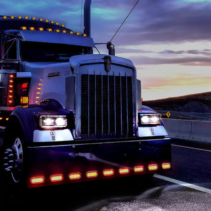 4x6 LED Headlights Compatible w/ H4651 H4656 H4666