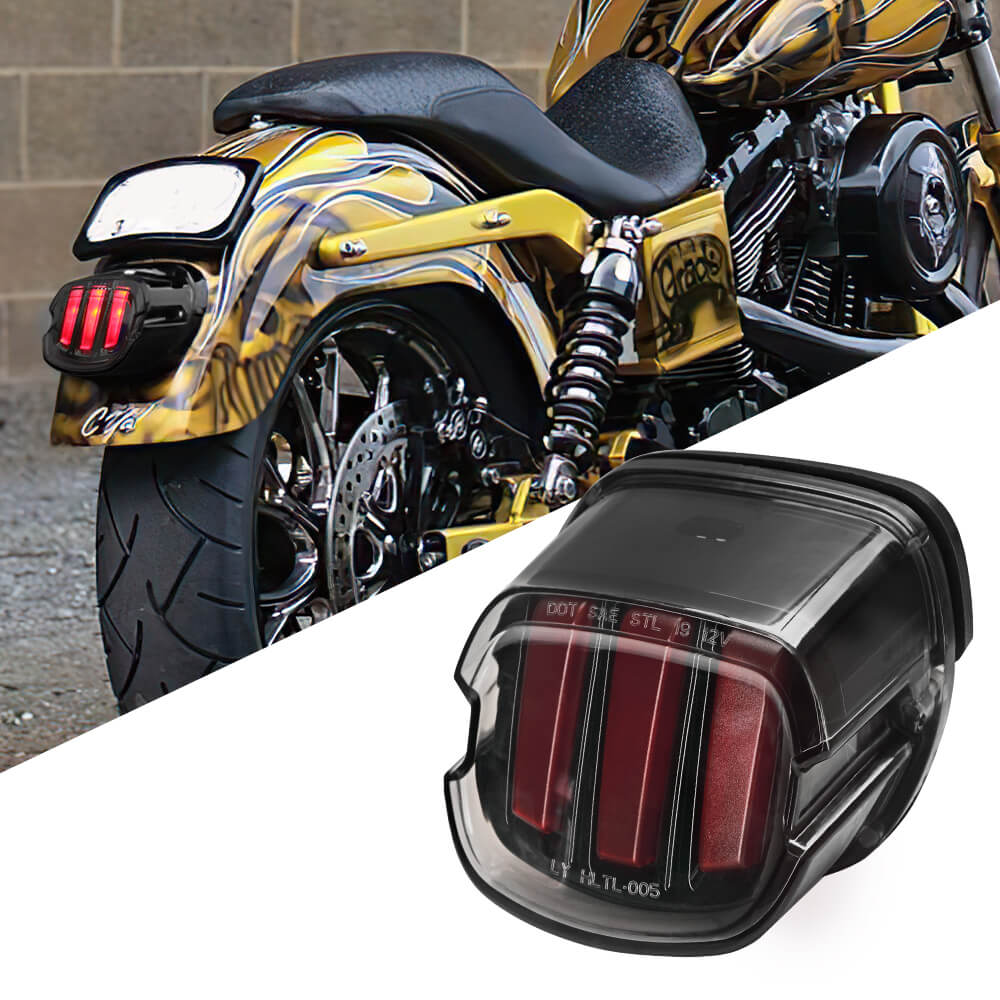 LED Eagle Claw Tail Brake Light Compatible with Harley Sportster XL883 1200  Fatboy Softail Touring Road King