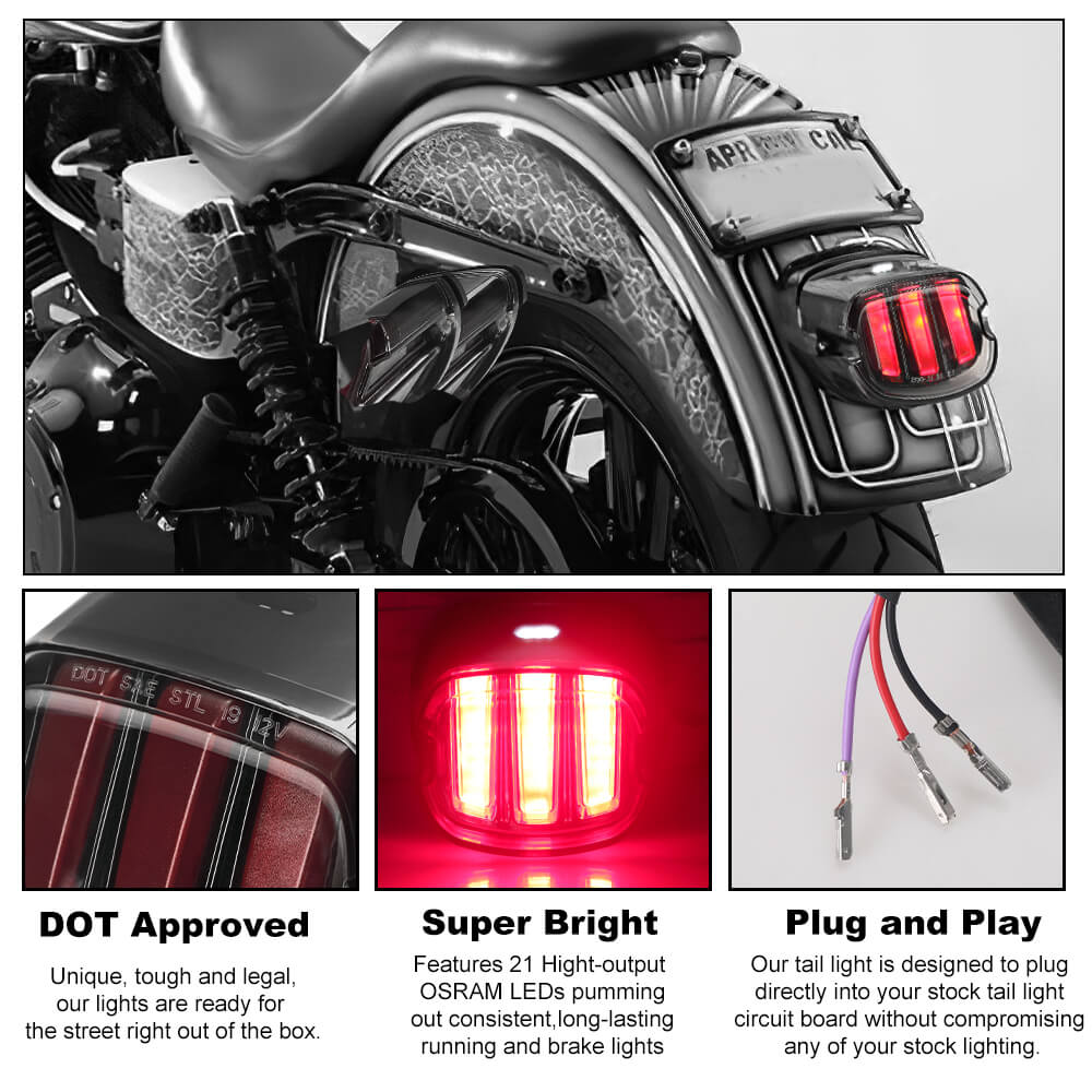 Harley Davidson tail lights | LED Lights & Parts for Harley | LOYO LED(5)
