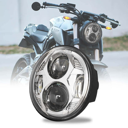 5.75'' 51W High Low Beam Spider Headlight for Harley