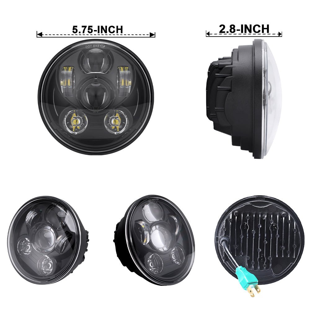 5.75 Inch LED Headlights for Harley Motorcycle