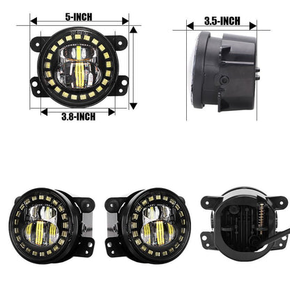 4 Inch Led Osram Fog Light For JK 