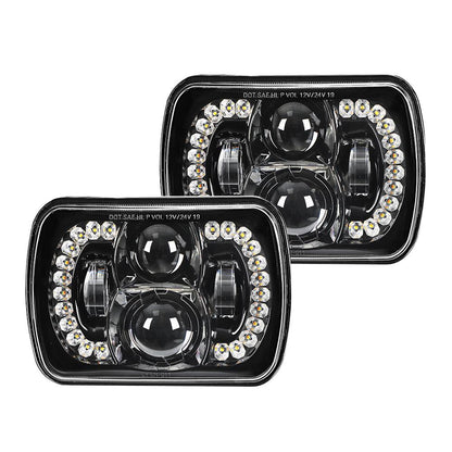 5x7 Led Headlights High/low Beam with Turn Signal | Pair - loyolight