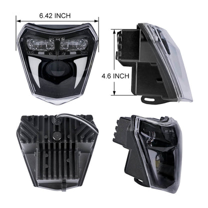 Dirt bike Headlight, 65w LED Headlamp For KTM LED Headlight EXC EXC-F XC-F 2020-2022(2)