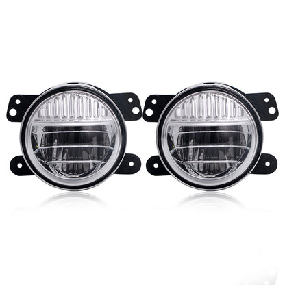 4 Inch Smile Fog Light For Jeep Wrangler JK JL and Glaidator | Pair