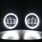 LOYO 4 Inch Fog Light Bulb With Angle Eyes For Jeep JK JKU freeshipping - loyolight