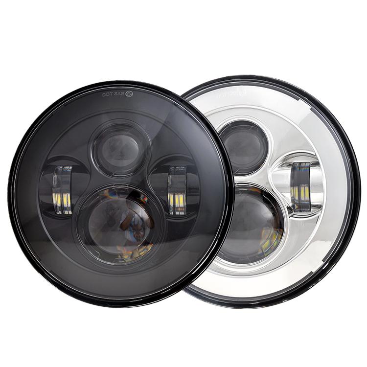 7 inch 45W Round Headlights for Jeep wrangler JK JL Harley 07 | LOYO LED