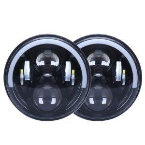 7 Inch DRL Angel Eye Jeep Headlight - loyolight