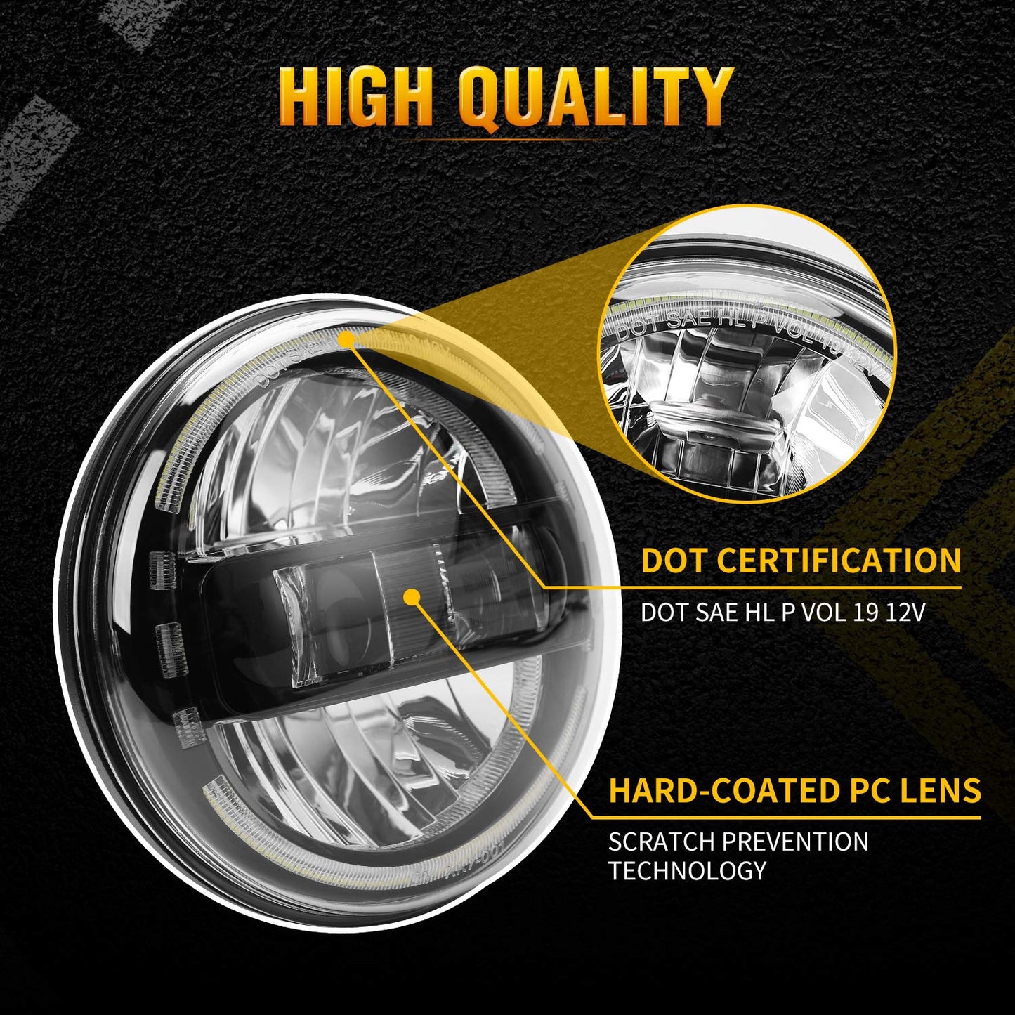 7 Inch King Kong Headlight For 07-17 Wrangler | Pair - loyolight