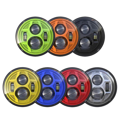 7 inch Spider Headlight for All Vehicles Universal Use 1Pair