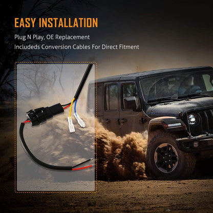 4 inch JL JLU Fog light With Angel Eyes | Pair freeshipping - loyolight