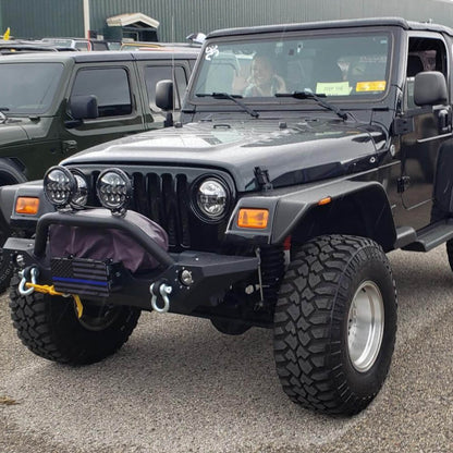 7” Round LED Pod Light Bar work light driving lights | LOYO Light