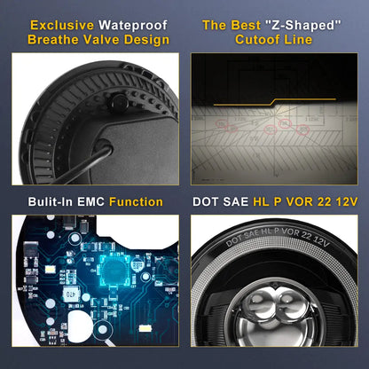 Jeep Wrangler JK LED Headlights