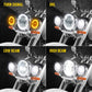 7inch LED Headlight with DRL + 4.5inch Matching LED Fog Lamps for Harley Motorcycles freeshipping - loyolight