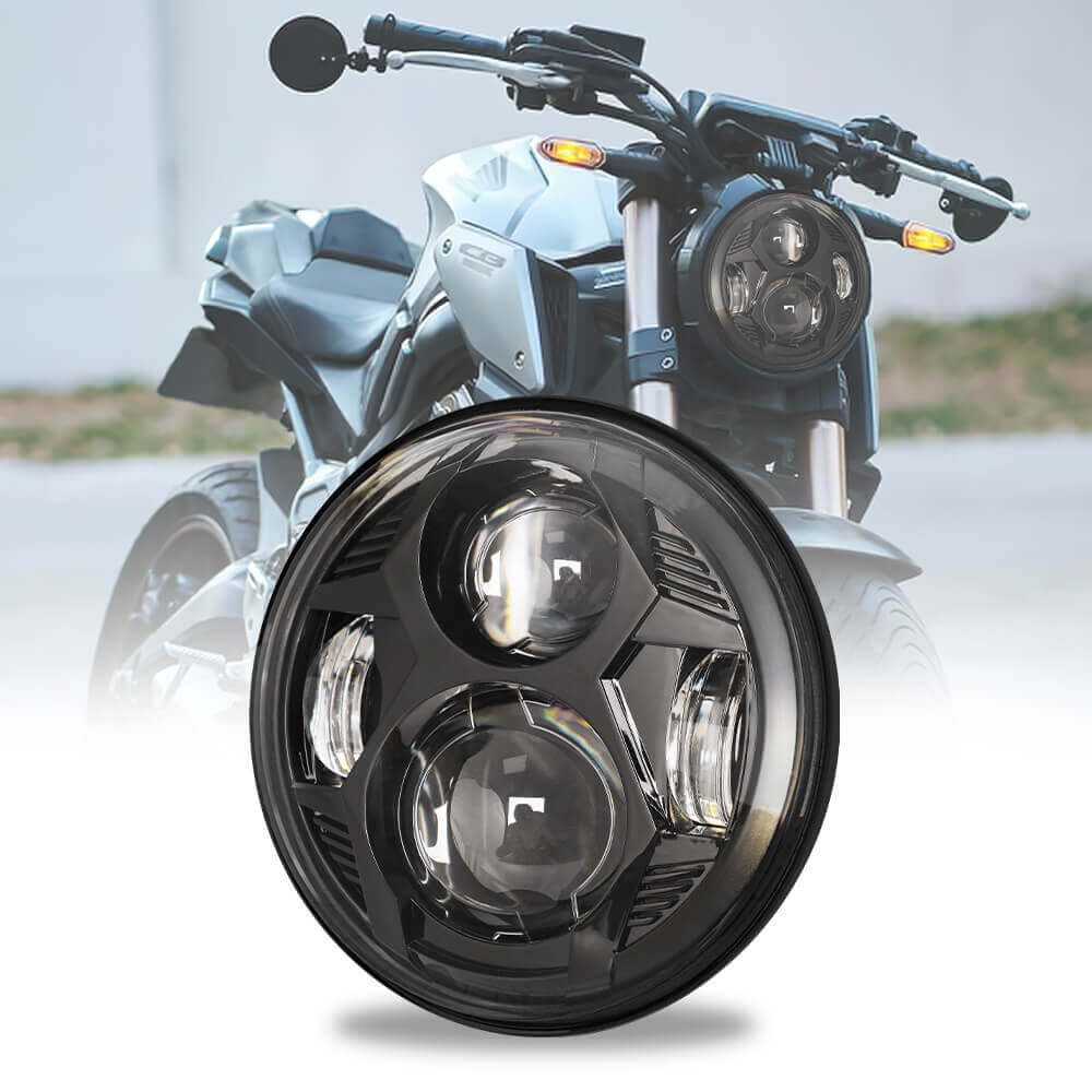 5.75'' 51W High Low Beam Spider Headlight for Harley