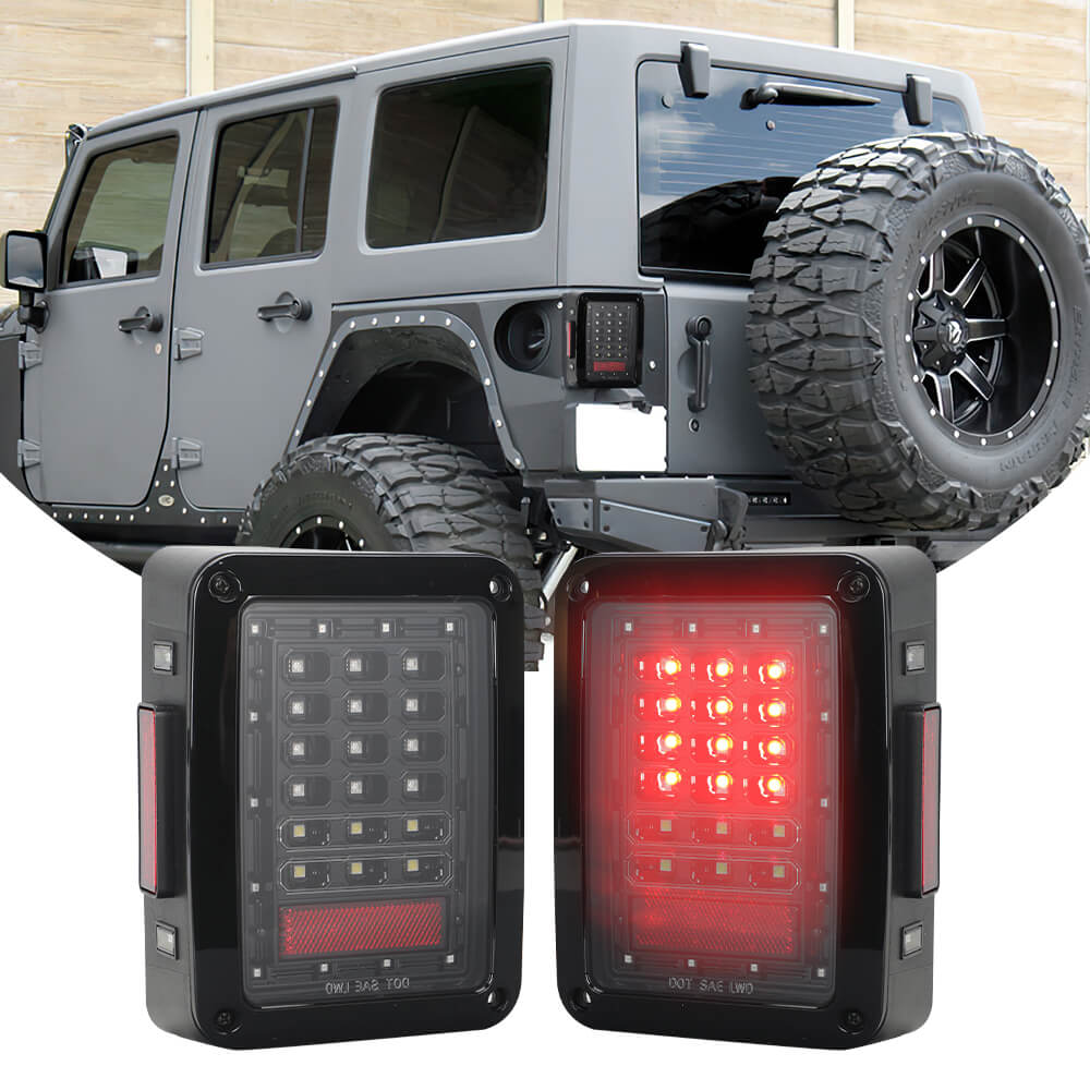 9W Smoked Jeep Auto Brake Reverse Light for Jeep jk(1)