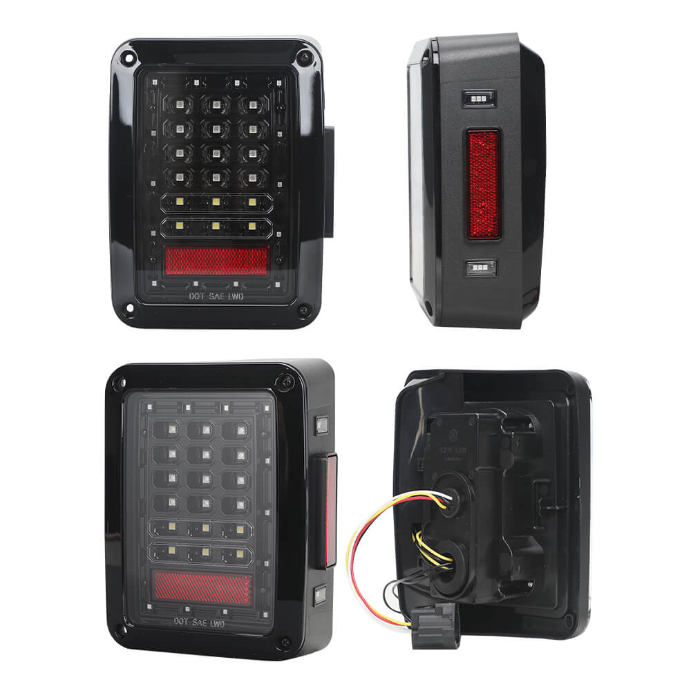 9W Smoked Jeep Auto Brake Reverse Light for Jeep jk(7)