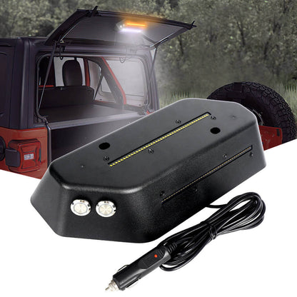 Cargo LED Light Module Dual White Amber LED Trunk Lights, Jeep Wrangler JL