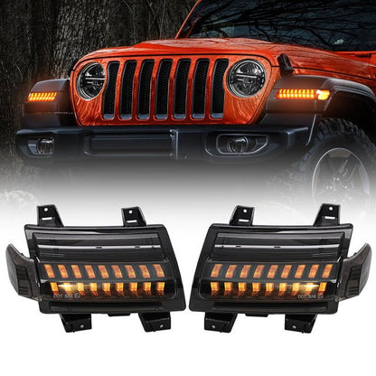 jeep wrangler led fender lights
