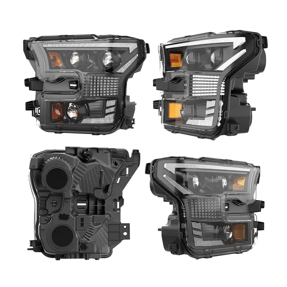 Faros Led Headlights Assembly for Ford Pickup F150 2016-2021 _9