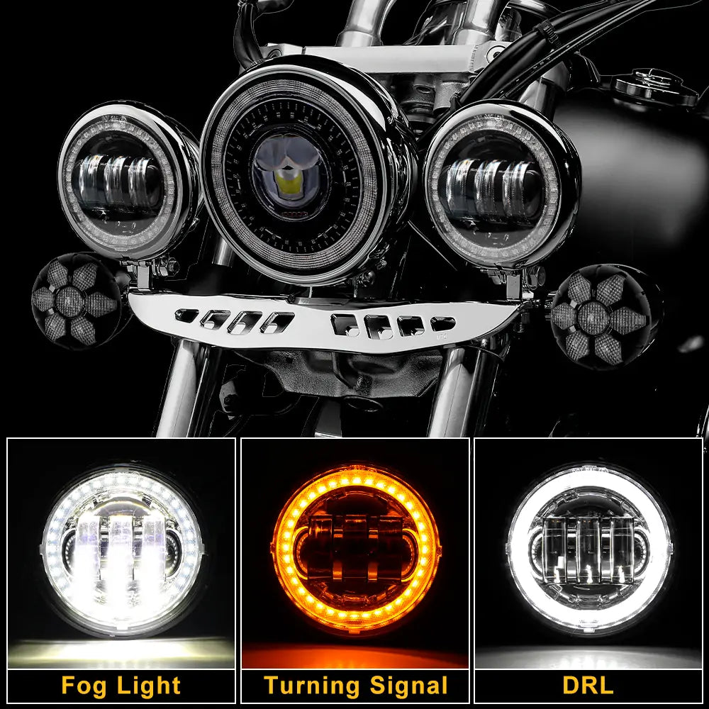 完全オーダー NSLUMO DRL LED Fog Light Assembly for F-ord F150