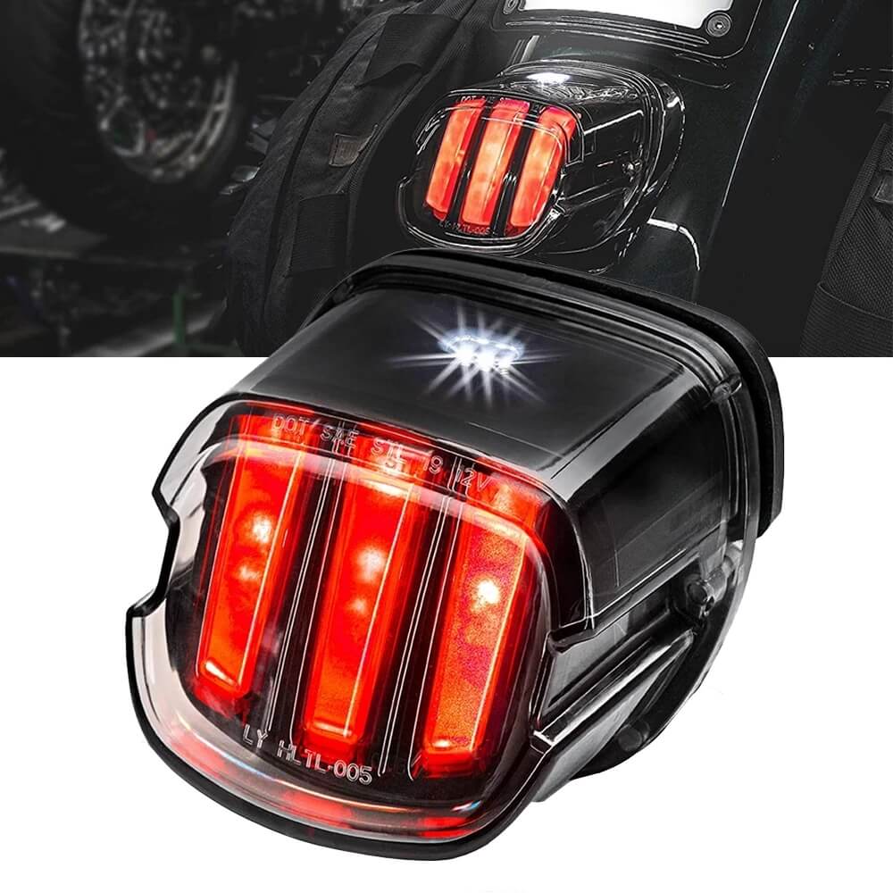Black LED Tail Light for harley davidson | LOYO LED | Harley led lights and parts