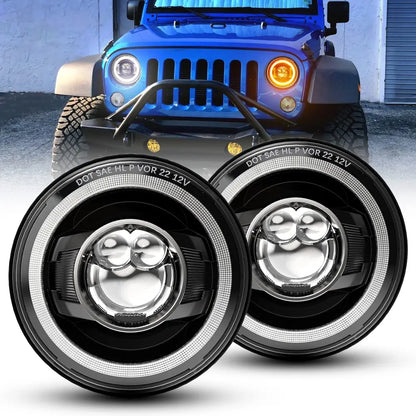 Projection LED Headlights+Projection LED Fog Lights for Jeep JK Projection LED Headlights+Projection LED Fog Lights for Jeep JK