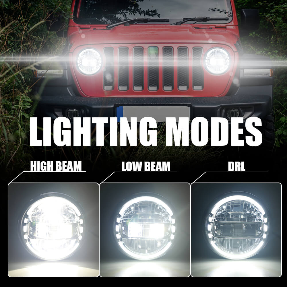 9 inch King Kong Headlight for 2018 Wrangler JL + | Pair freeshipping - loyolight