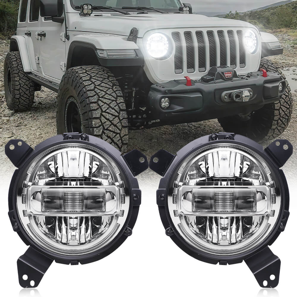 9 inch King Kong Headlight for 2018 Wrangler JL + | Pair freeshipping - loyolight