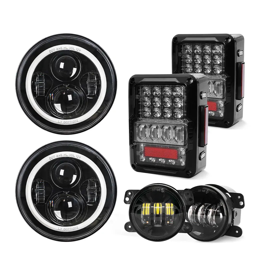 Jeep Wrangler JK LED Lights Kit