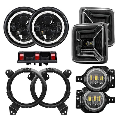 LED Lights Combo Kit for Jeep Wrangler JL