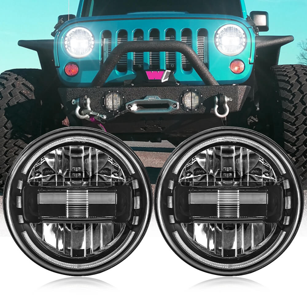 7 / 9 Inch King Kong Headlight For Jeep JK & JL JT | Pair freeshipping - loyolight