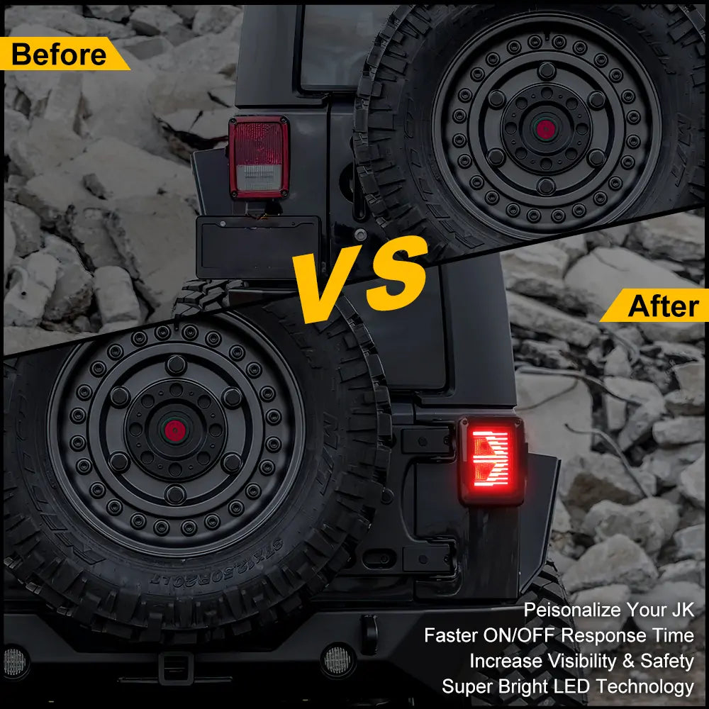 Jeep Wrangler JK Tail Lights Replacement